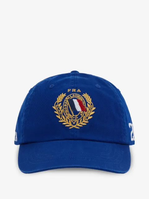 Polo Ralph Lauren France crest-embroidered baseball cap