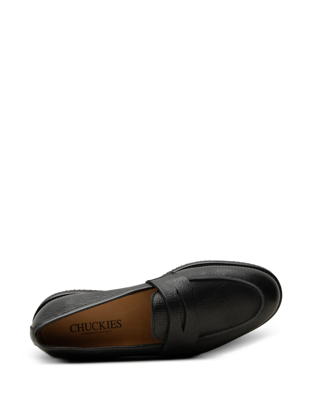 CHUCKIES Leren penny loafers Zwart