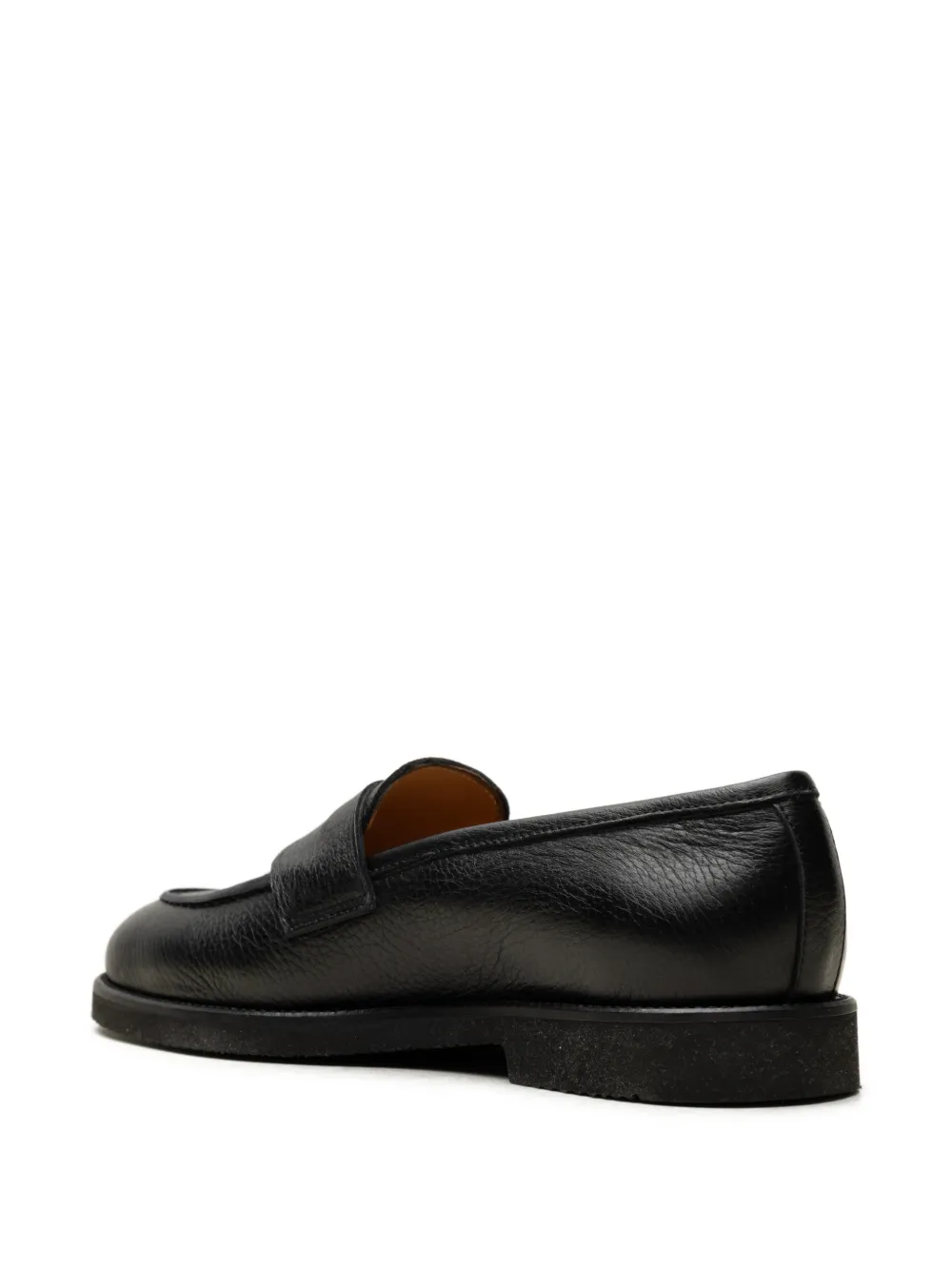 CHUCKIES Leren penny loafers Zwart