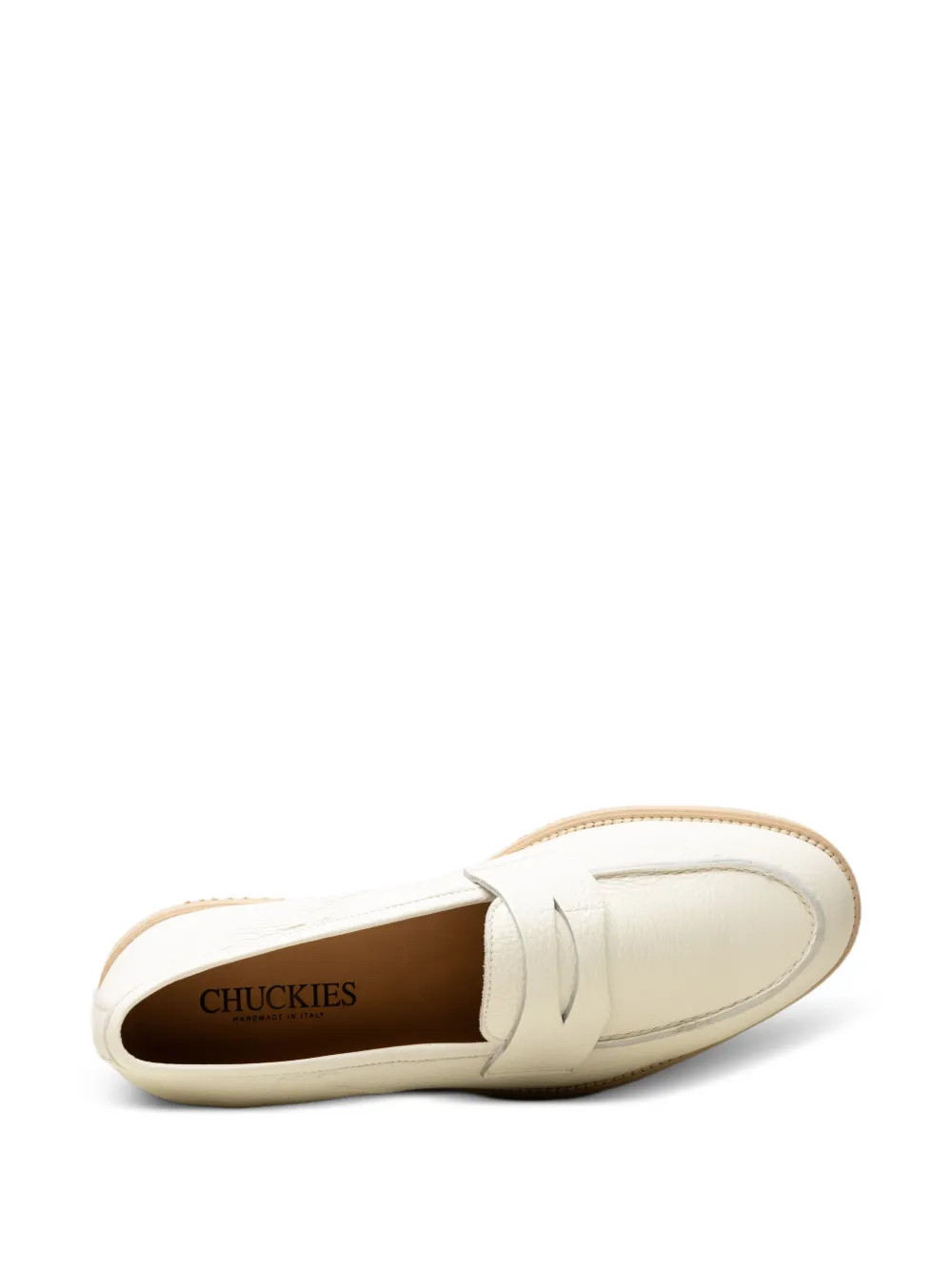 CHUCKIES Leren loafers Wit