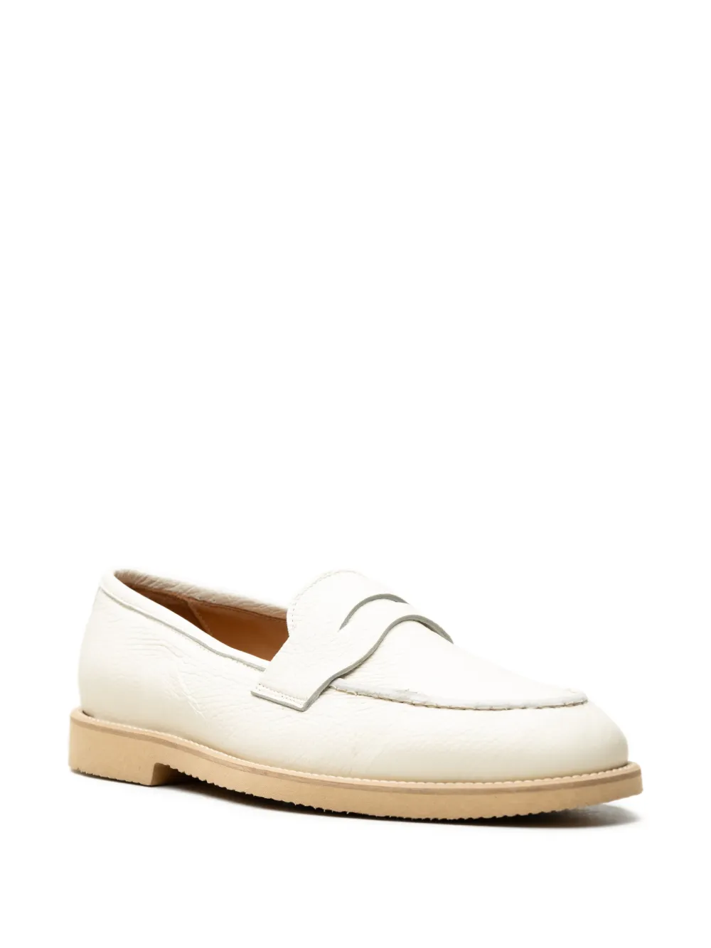 CHUCKIES Leren loafers Wit