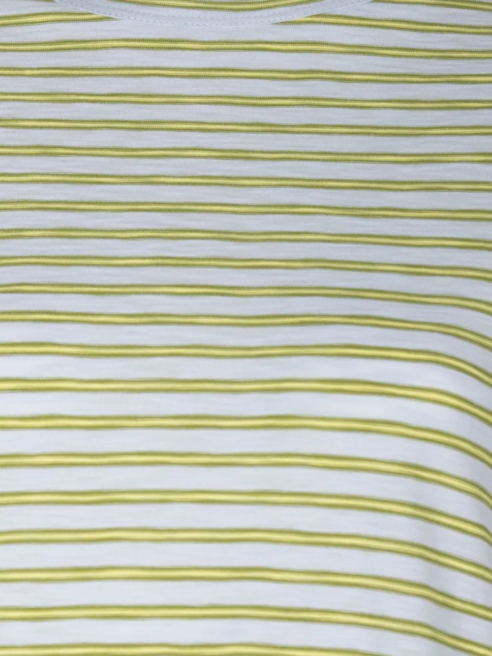 Veronica Beard Waldorf Stripe Ruched Sleeve Tee In Green
