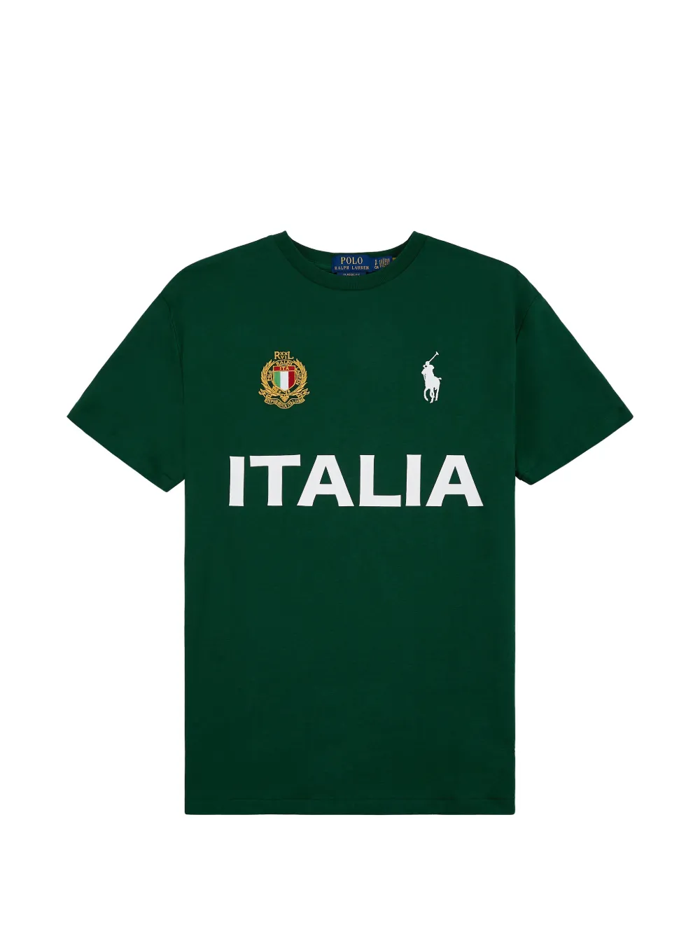 Polo Ralph Lauren T-Shirt mit Wappen-Patch - Grün