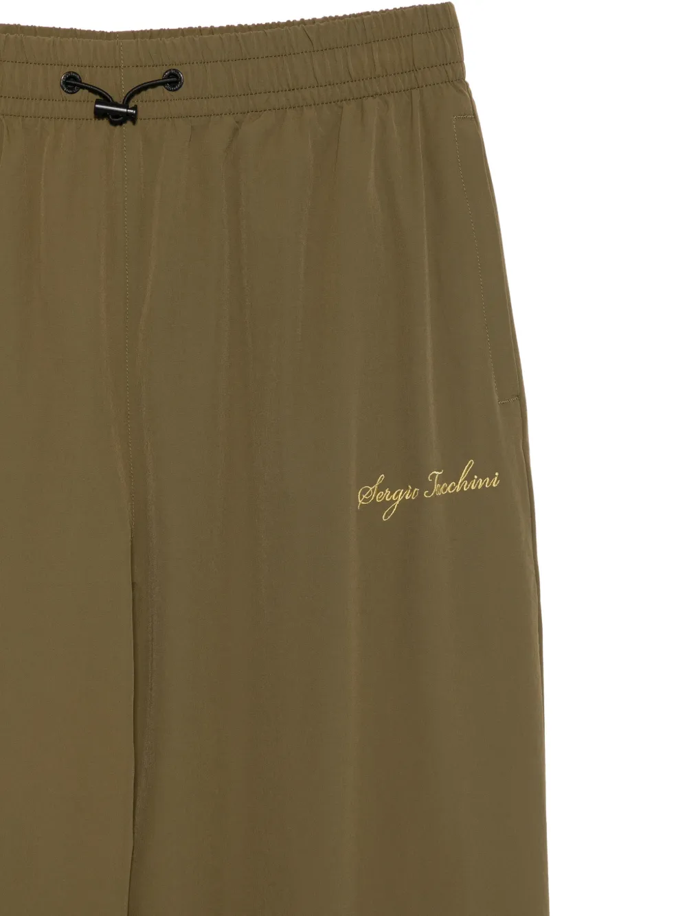 Sergio Tacchini Brunelleschi trainingsbroek met geborduurd logo Groen