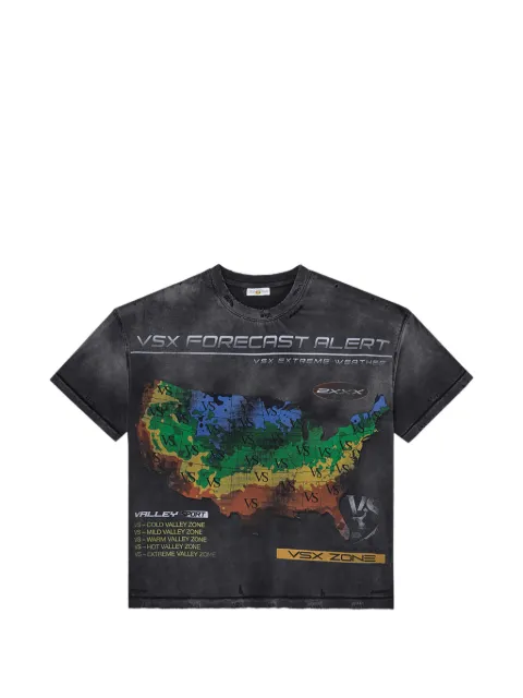 Vale camiseta Weatherman con efecto envejecido