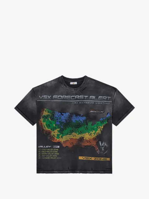 Vale Weatherman distressed graphic-print T-shirt