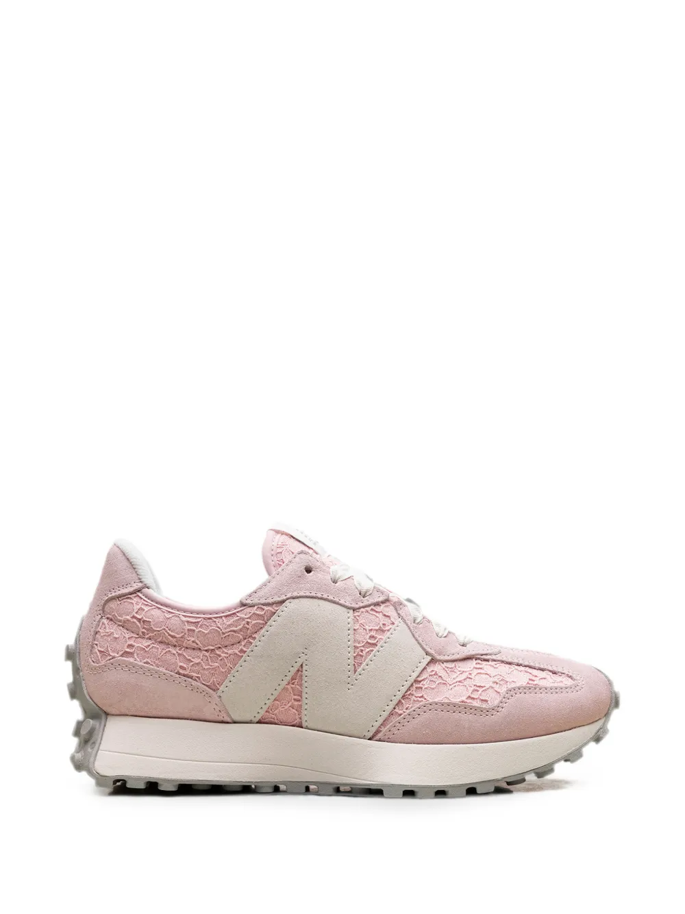 New Balance 327 lace-panelled sneakers - Rosa