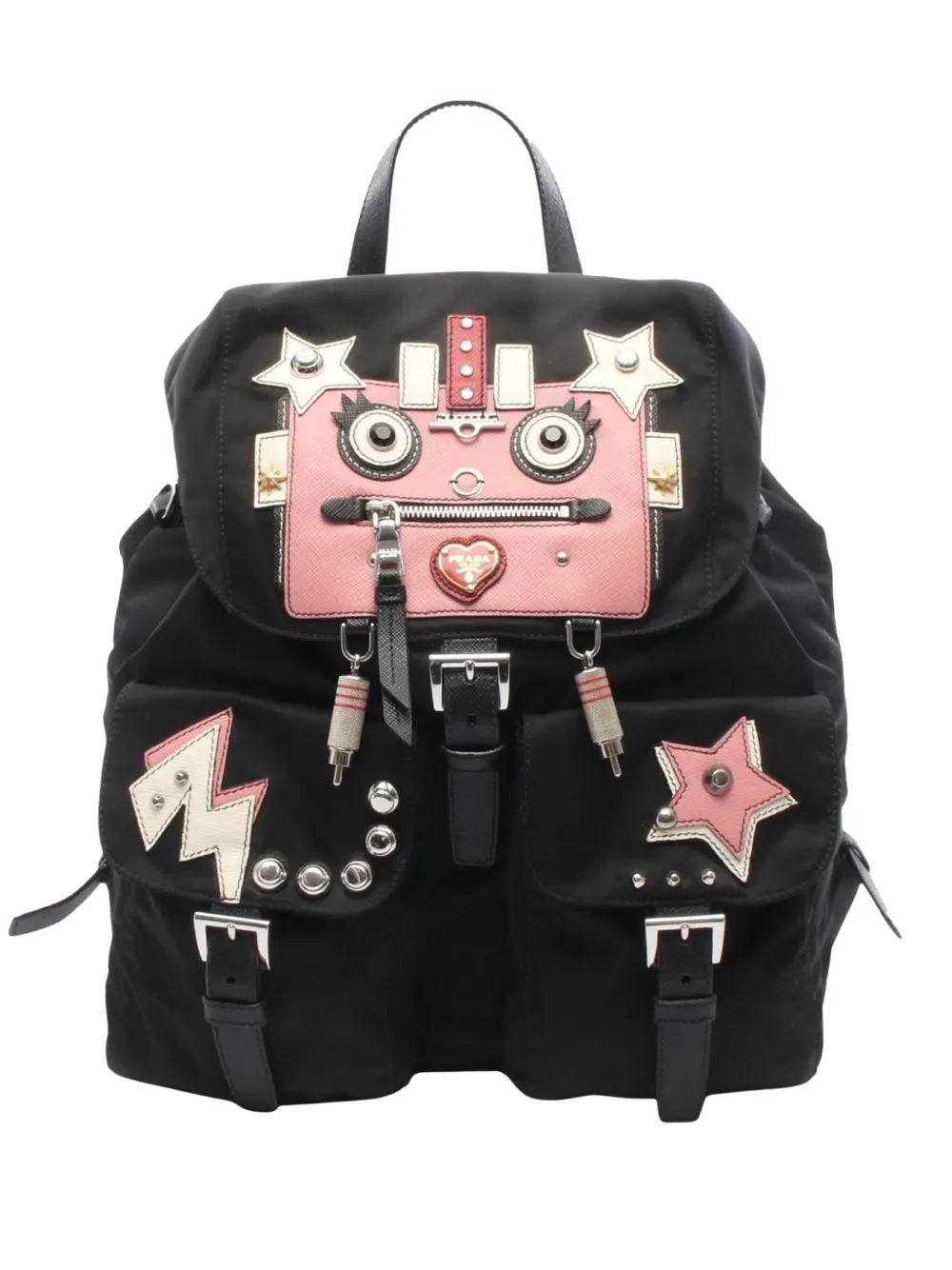 Prada Pre-Owned 2013-2026 Tessuto Robot backpack - Nero
