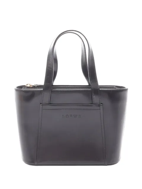Loewe Pre-Owned bolso de mano de piel 2010-2026