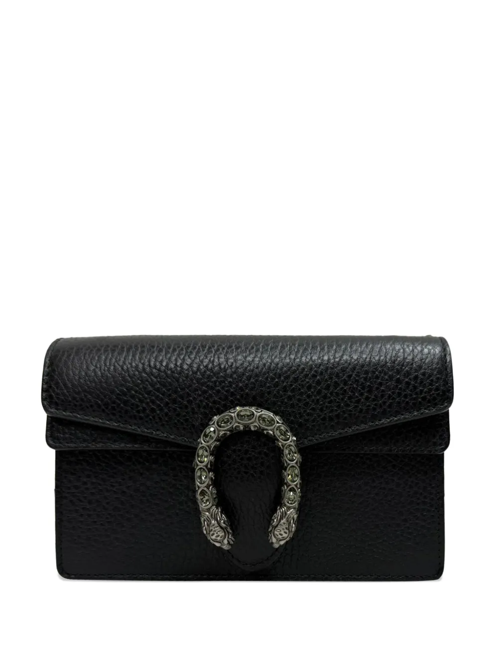 Gucci Pre-Owned Dionysus crystal-embellished shoulder bag - Nero