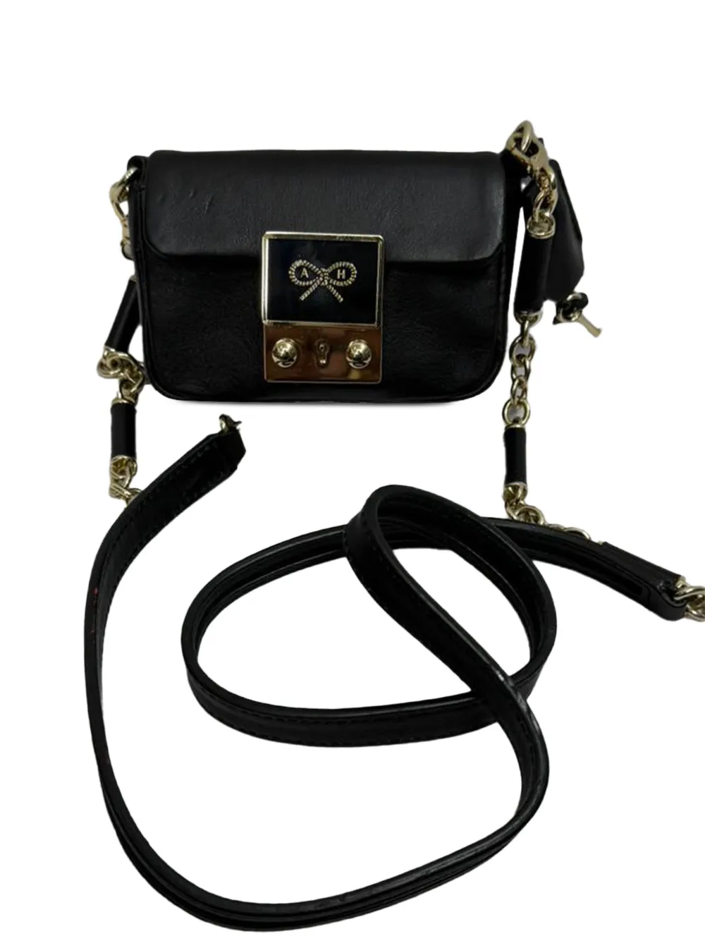 Anya Hindmarch Tiny Tim crossbody bag - Nero