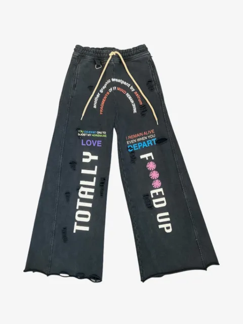astrum distressed sweatpants