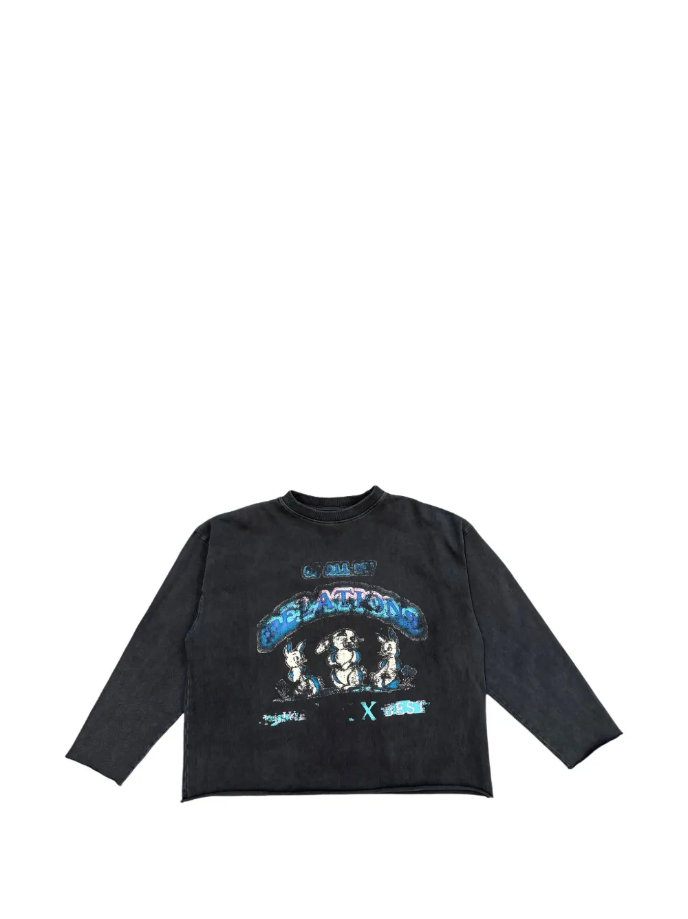 astrum graphic-print long-sleeve T-shirt - Nero