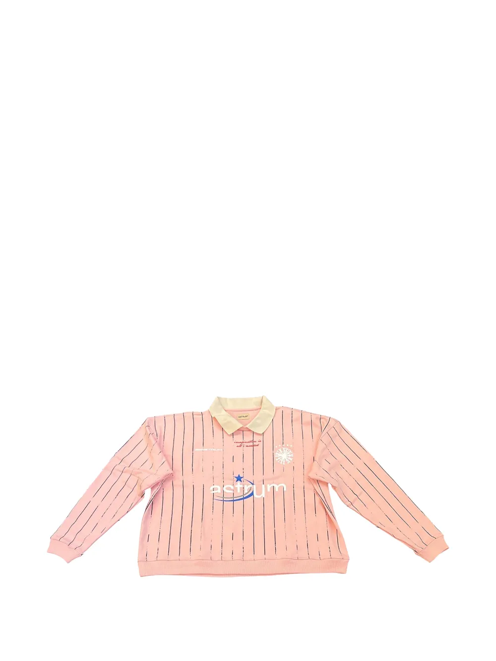 astrum Imagination pinstripe sweatshirt - Rosa