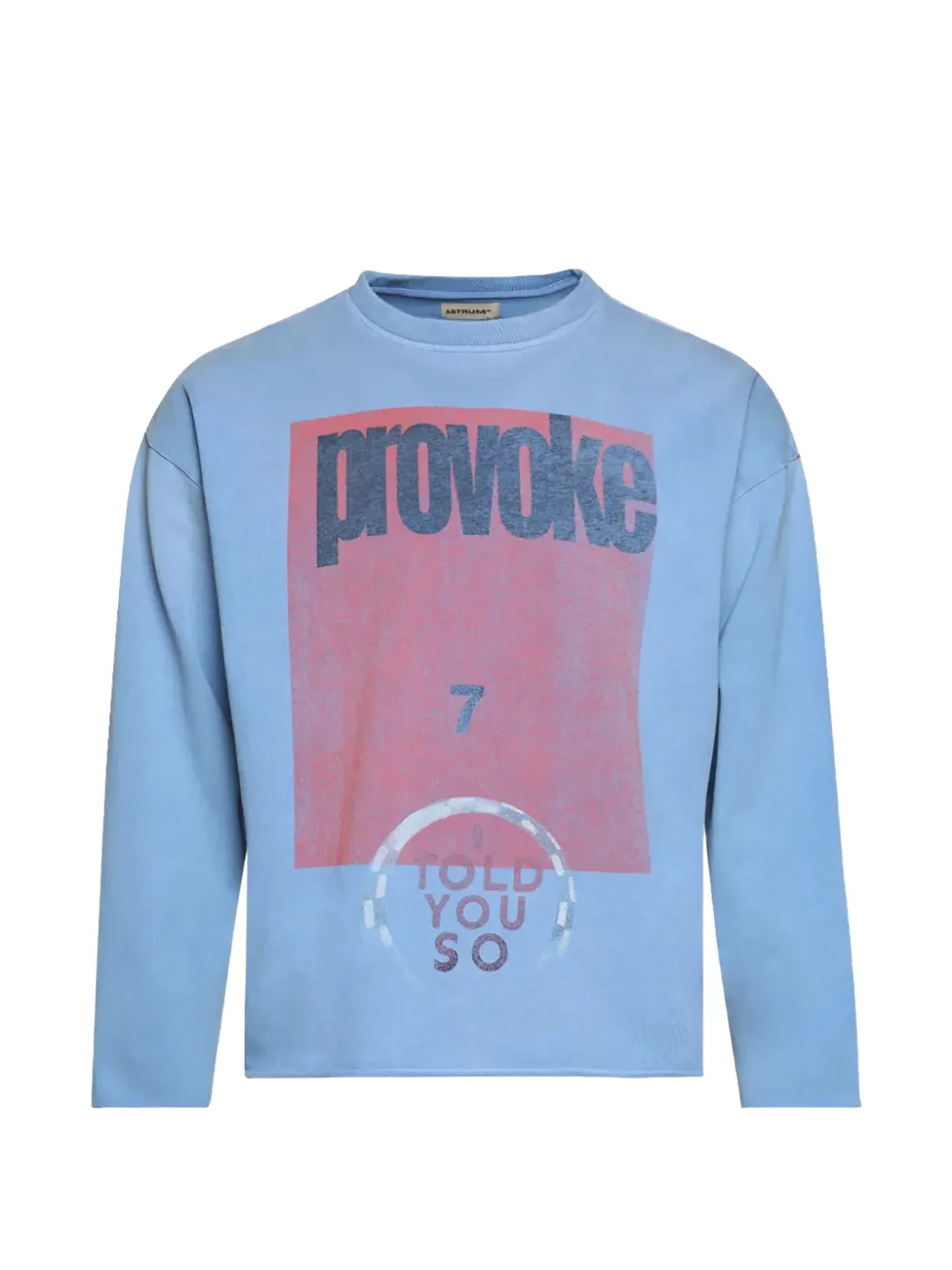 astrum Provoke washed T-shirt - Blau