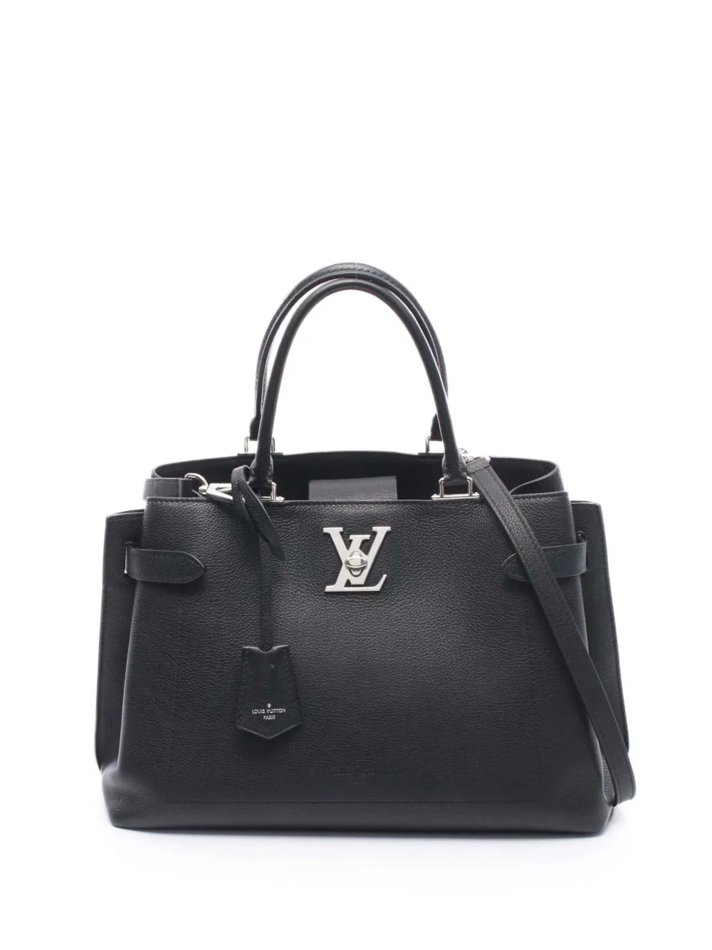 Louis Vuitton Pre-Owned 2020 Leather Lockme Day satchel - Black