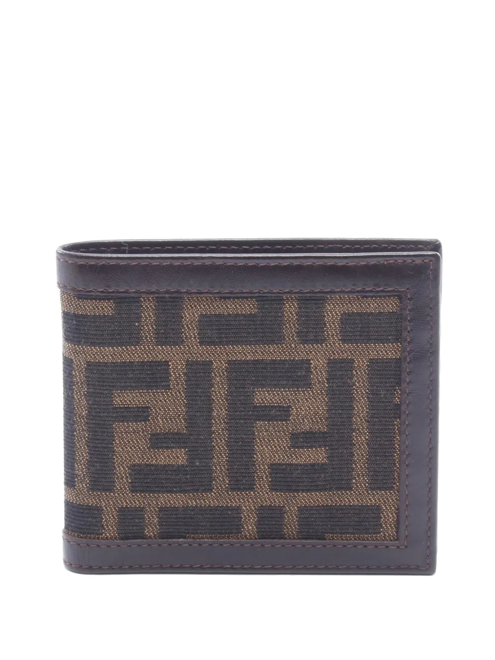 Fendi Pre-Owned 2000-2010 Zucca Bifold Wallet small wallets - Marrone