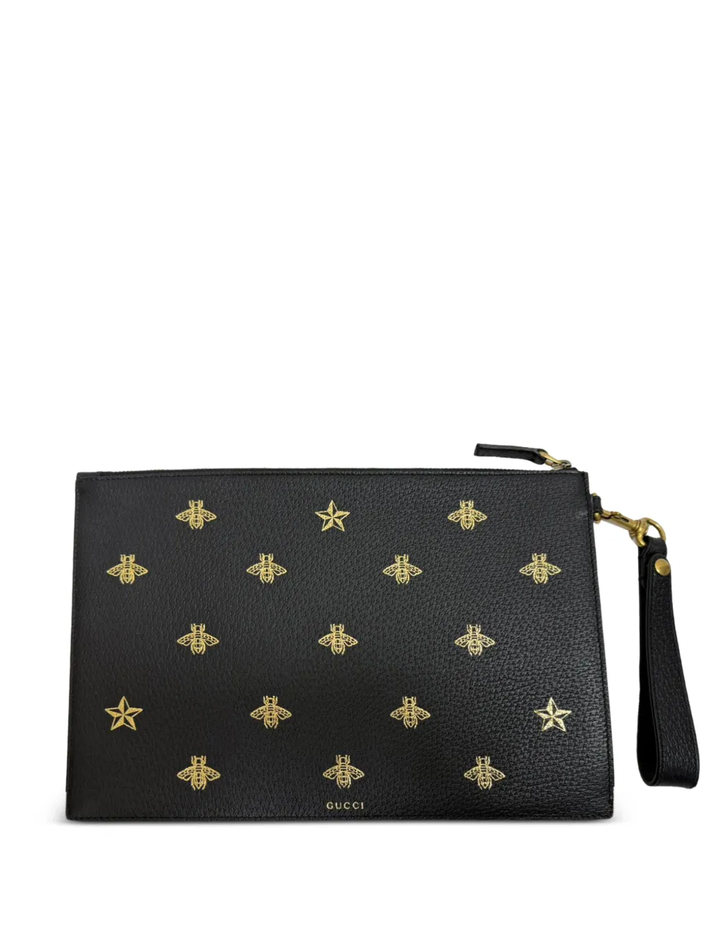 Gucci Pre-Owned Bee Star pouch - Nero