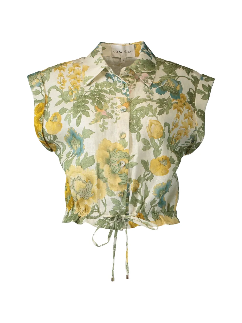 Cara Cara Octavia floral-print top - Neutrals