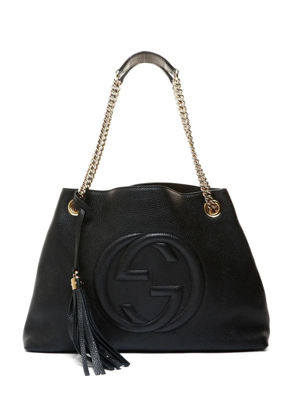 Gucci Pre-Owned 2000-2010s Soho chain shoulder bag - Nero