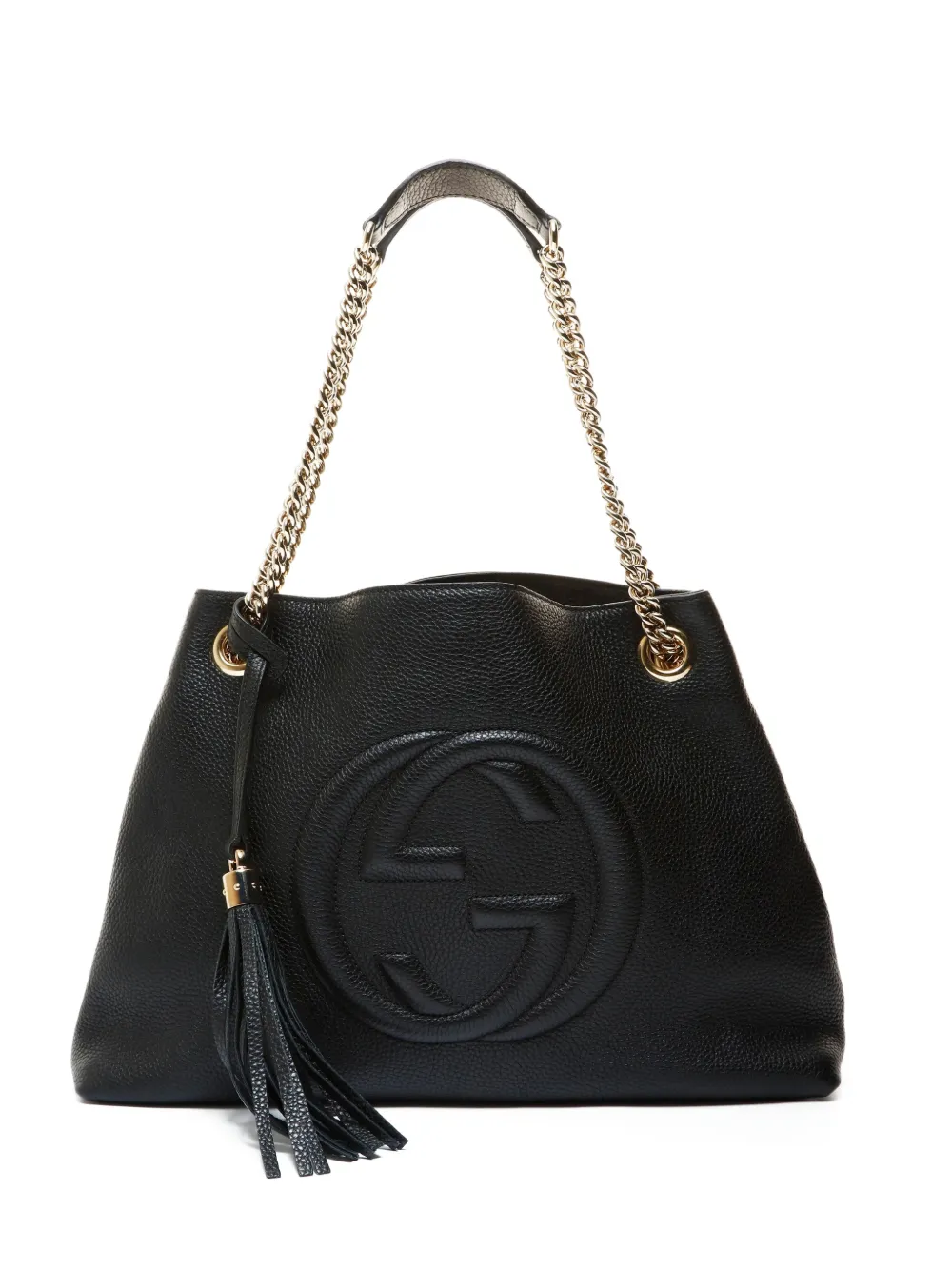 Gucci Pre-Owned 2000-2010s Soho chain shoulder bag - Nero