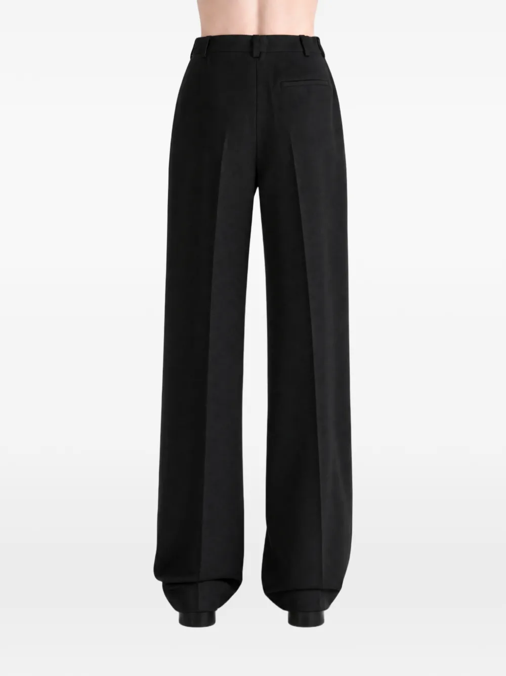 CALVIN KLEIN COLLECTION Fernanda Pressed-crease Wide-leg Trousers in Black, view 4