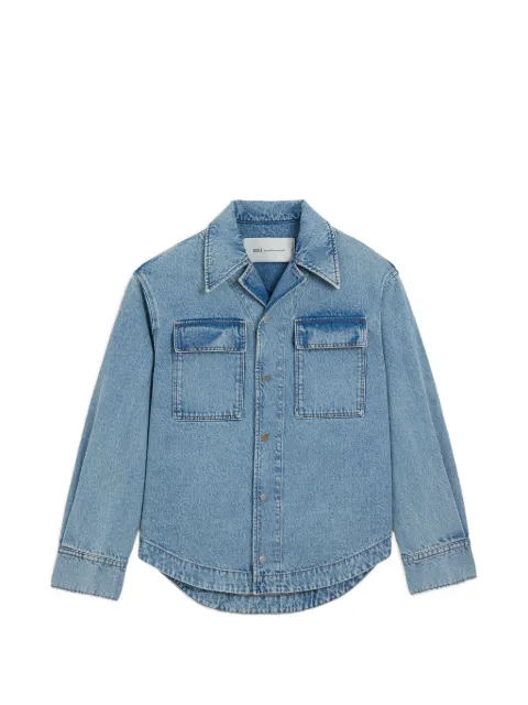 AMI Paris pocket-detail denim shirt