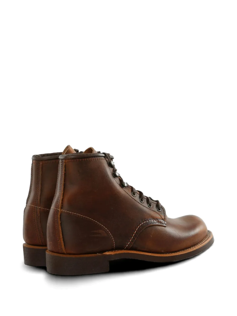 Red Wing Shoes Blacksmith leren veterlaarzen Bruin