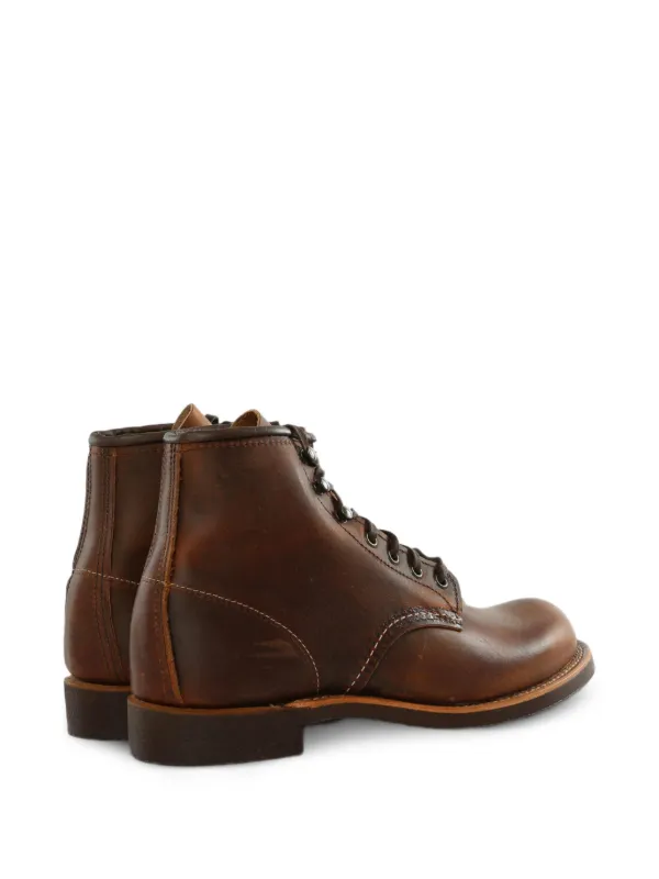 Red Wing Shoes Men’s Brown Leather Lace-Up Work Boots Red Wing Shoes Brown Leather Lace-Up Work Boots main image 3