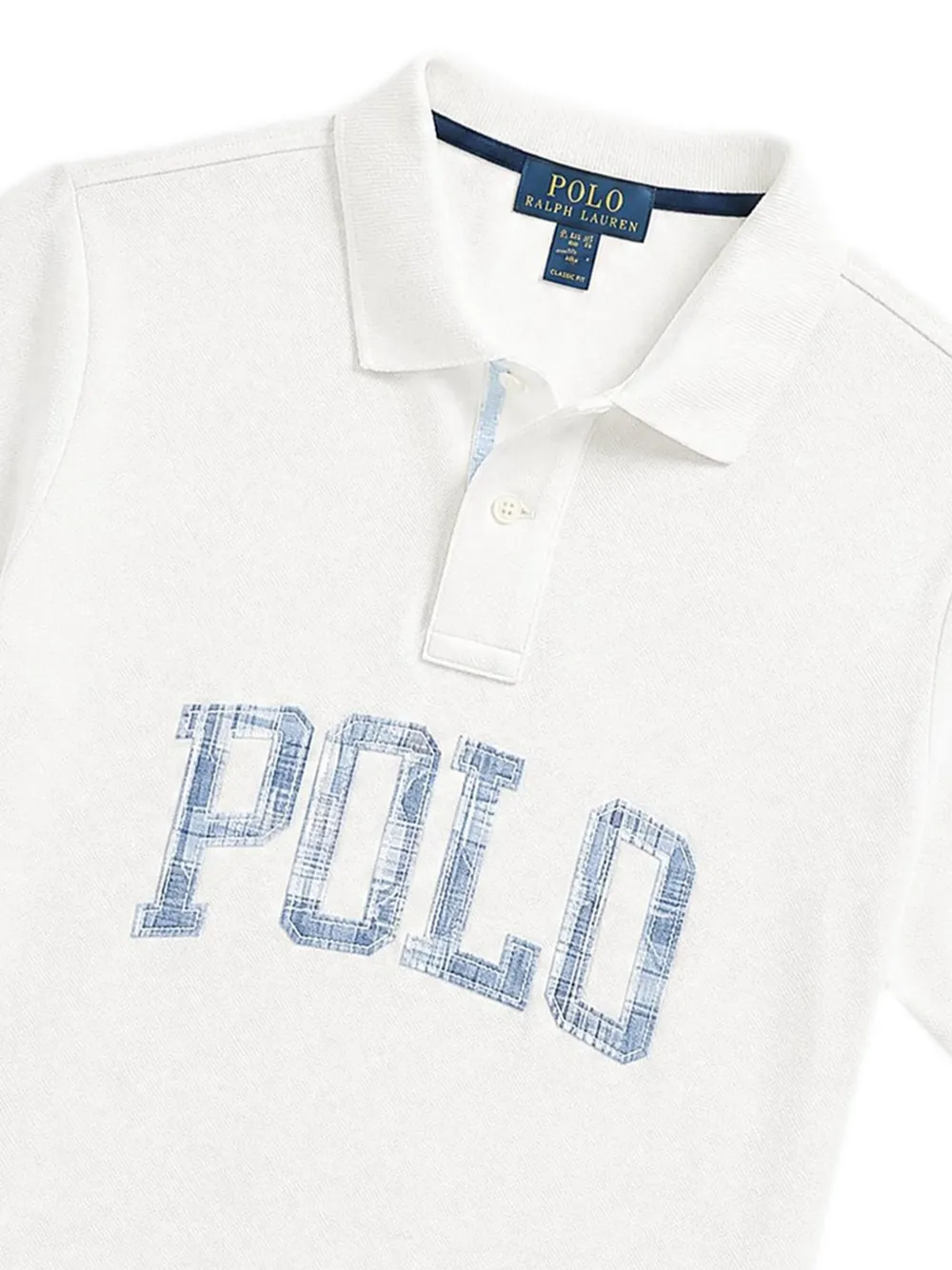 POLO RALPH LAUREN KIDS Poloshirt met logoprint Wit