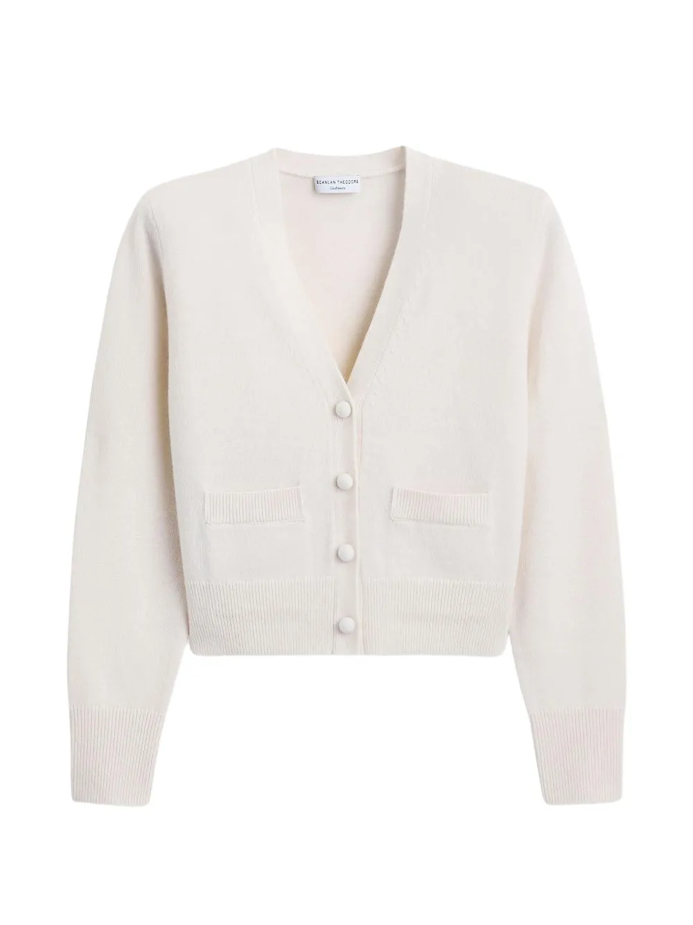 Scanlan Theodore V-neck button-down cardigan - Nude
