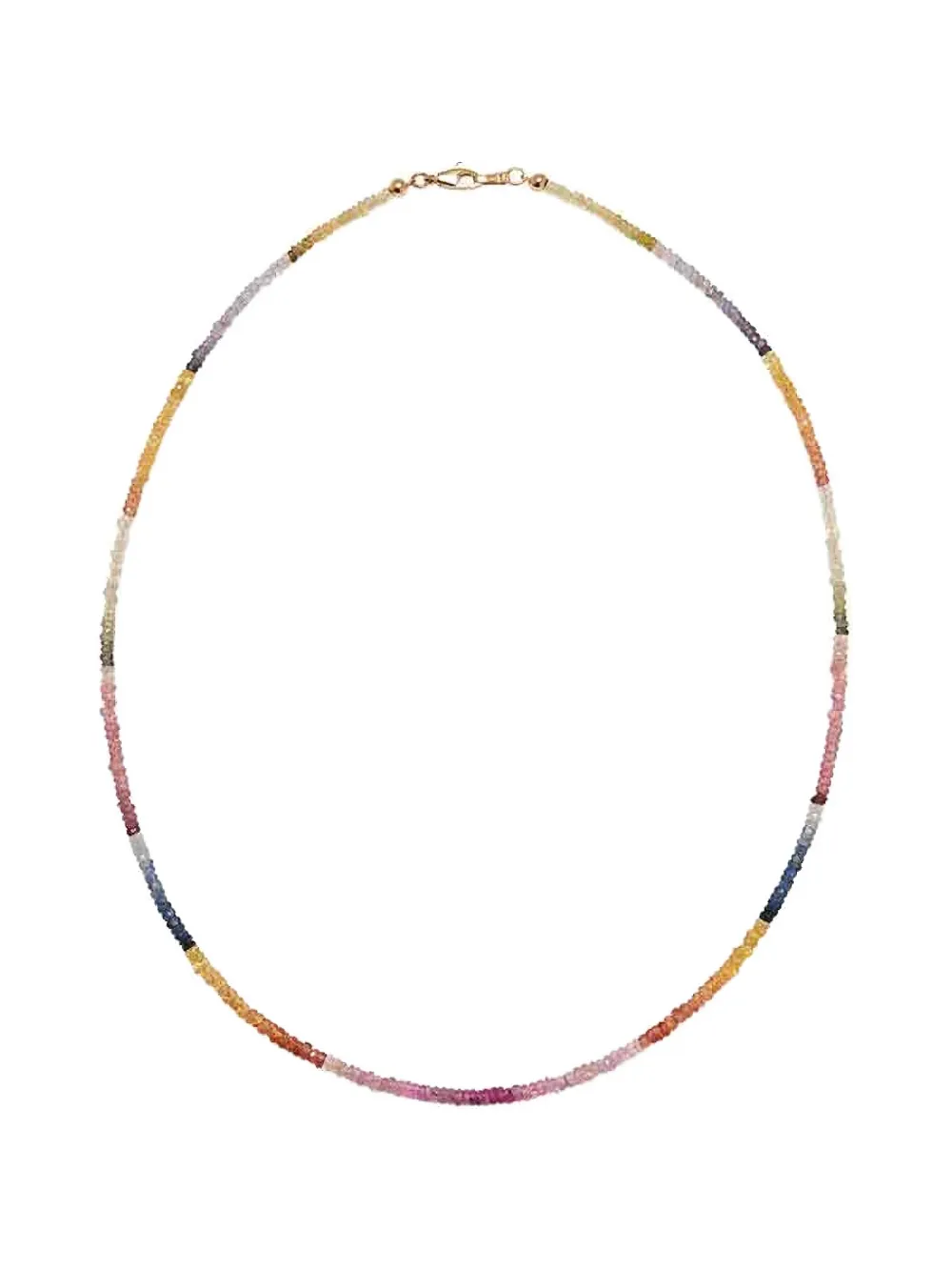 Lizzie Fortunato sapphire beaded necklace - Gold