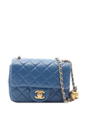 CHANEL Pre-Owned 2018 キルティング ショルダーバッグ | ブルー