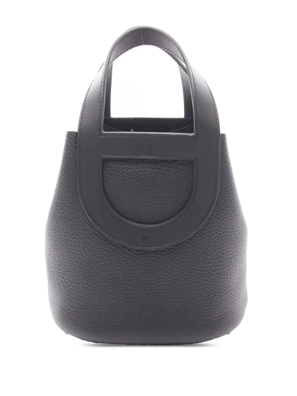 Hermès Pre-Owned 2024 HERMES in the loop 18 Taurillon Clemence leather Taurillon Clemence Black Used Women handbag - Nero