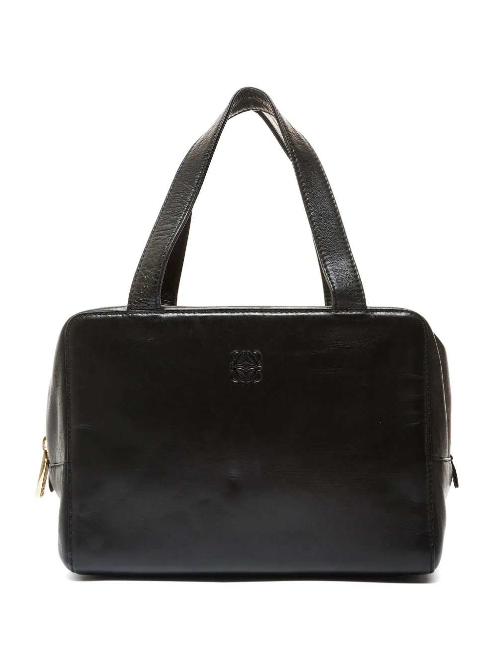Loewe Pre-Owned 1990-2000s Anagram nappa leather handbag - Nero