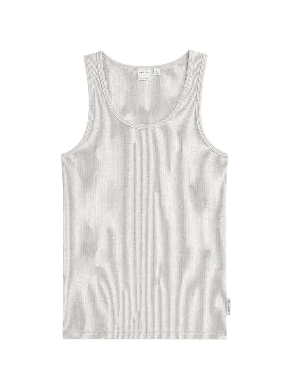 CALVIN KLEIN COLLECTION ribbed-knit tank top - Grigio