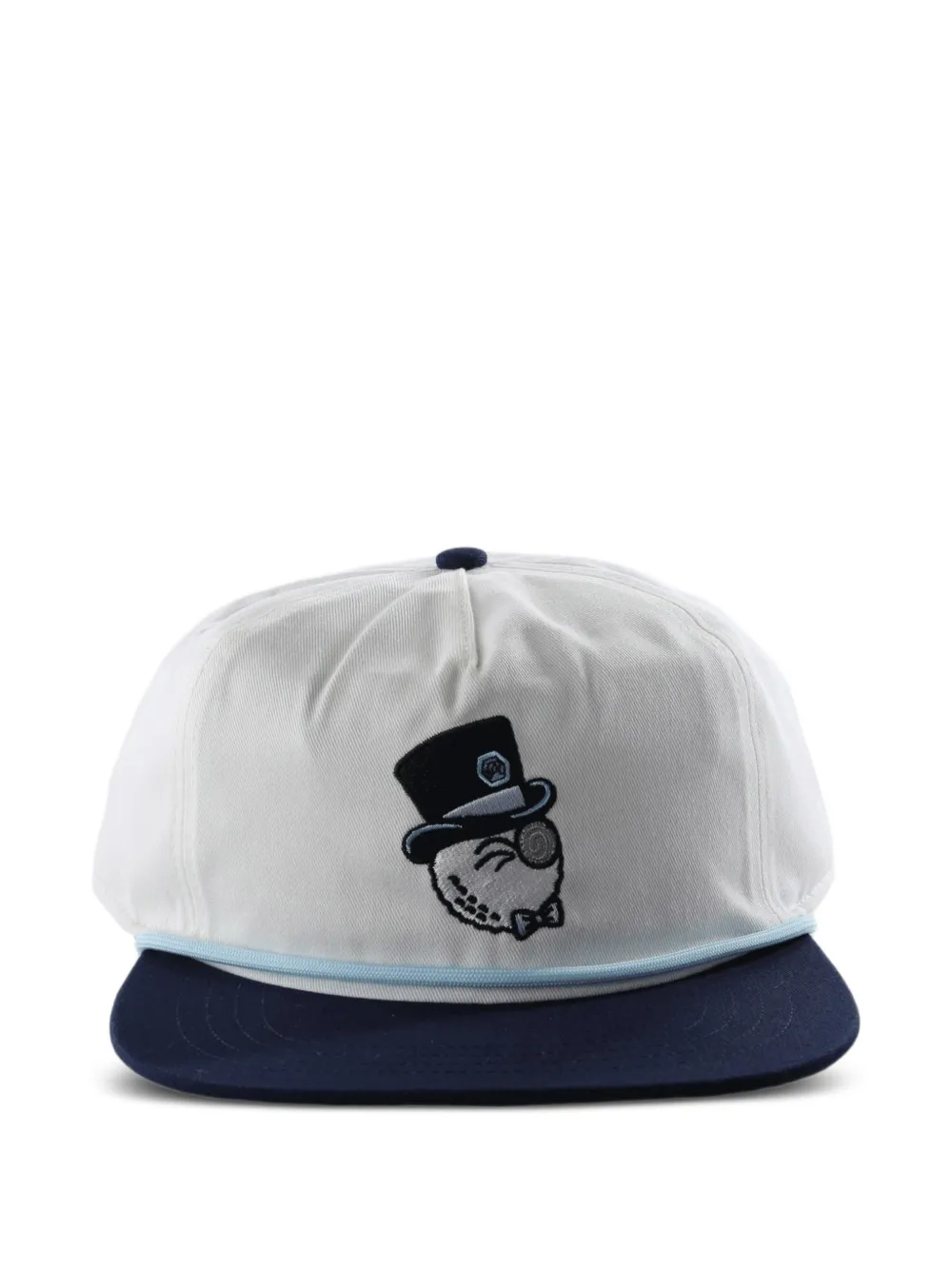 Malbon Golf x Bettinardi Gangster Buckets Snapback embroidered cap - Weiß