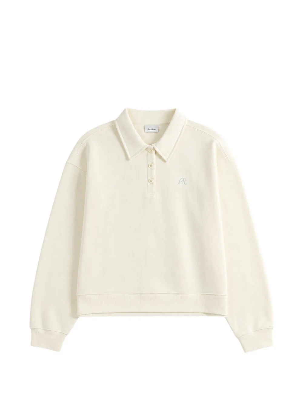 Malbon Golf logo-embroidered polo-collar sweater - Toni neutri