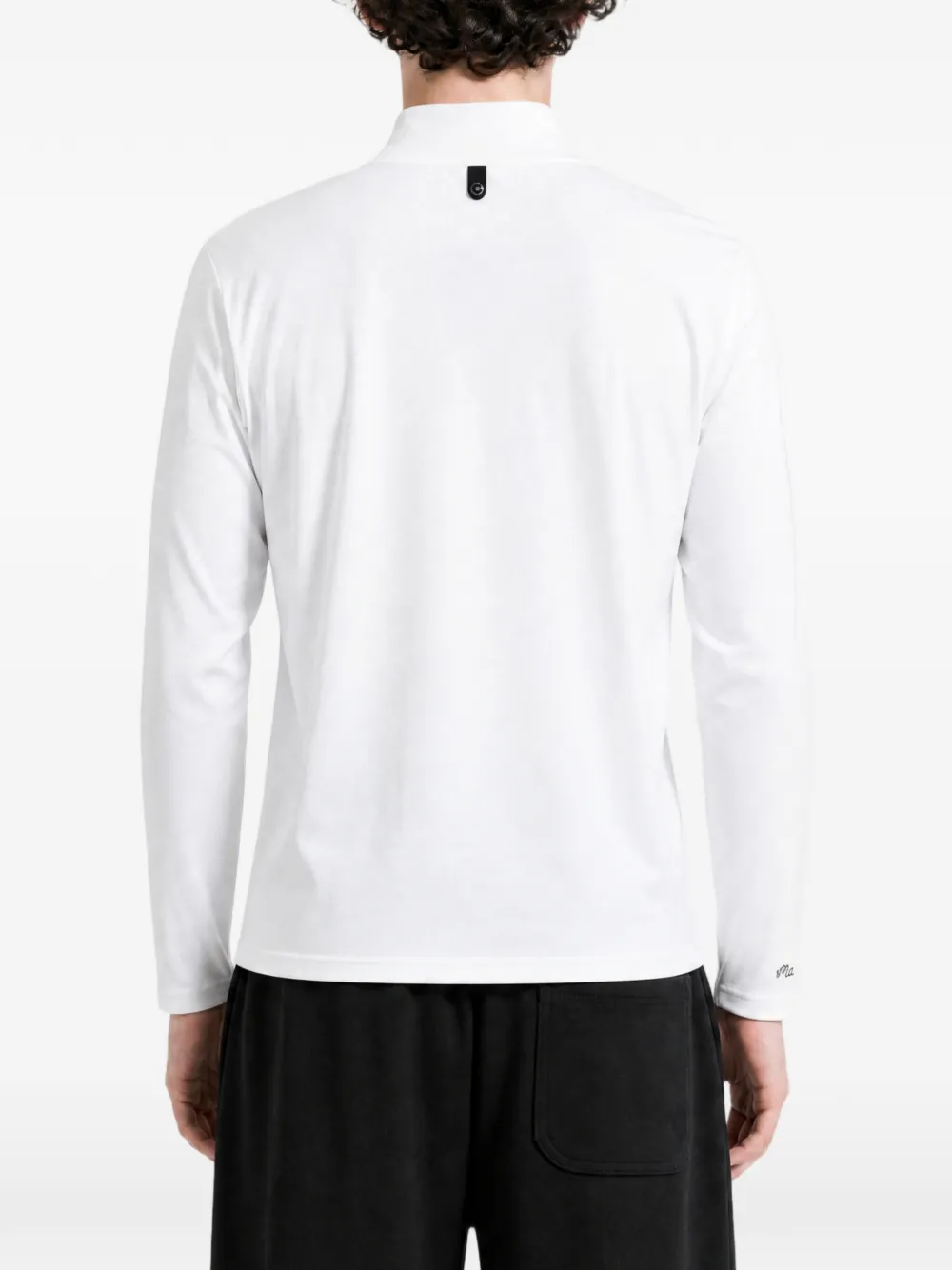 Malbon Golf Flyer sweater met rits Wit