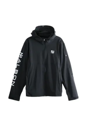 Malbon Golf x Futura Tag Hooded Zip Jacket | Black | FARFETCH