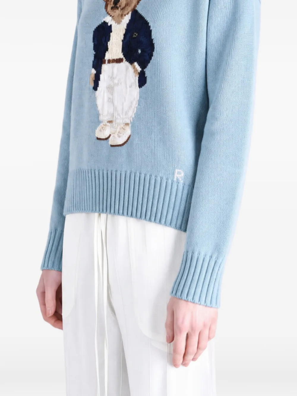 Polo Ralph Lauren Intarsia trui Blauw