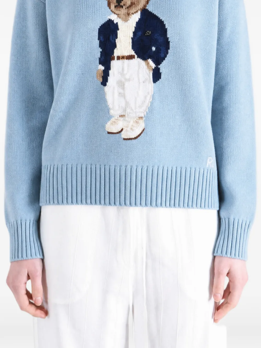 Polo Ralph Lauren Intarsia trui Blauw