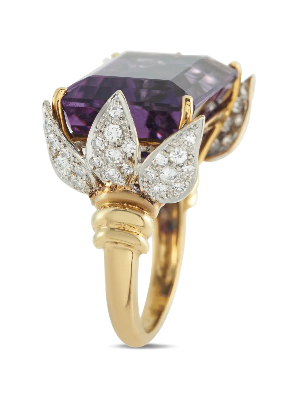 LB Exclusive amethyst and diamond ring - Oro