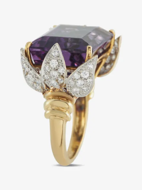 LB Exclusive anillo con amatista y diamante
