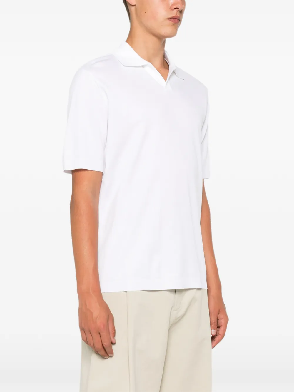 Herno Poloshirt met korte mouwen Wit