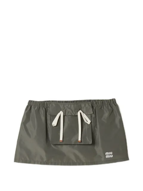 Miu Miu technical fabric miniskirt