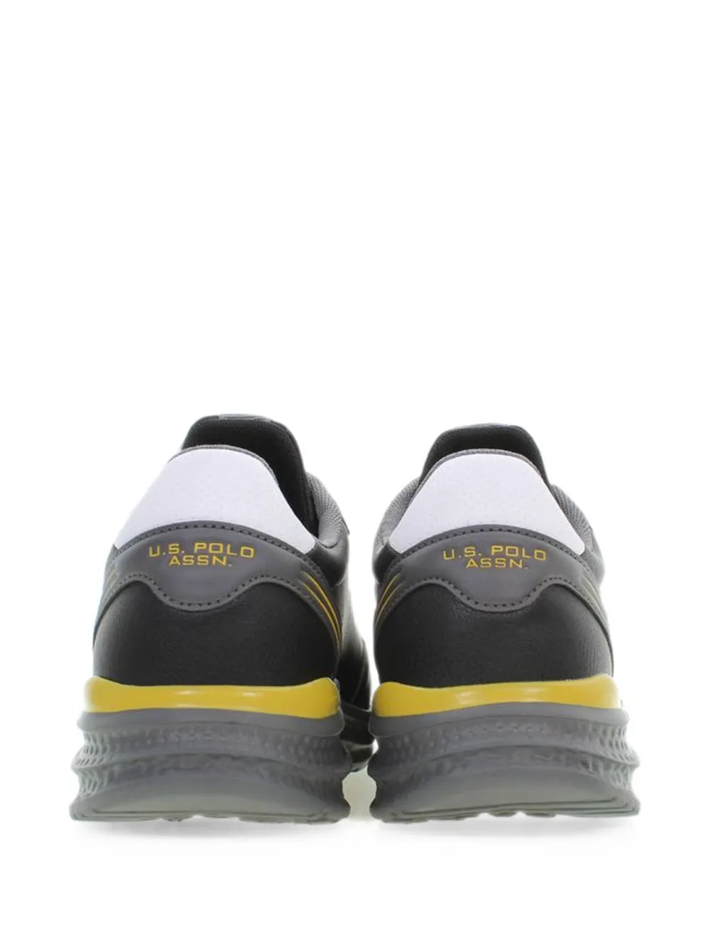 U.S. POLO ASSN. lace-up logo-patch sneakers Zwart