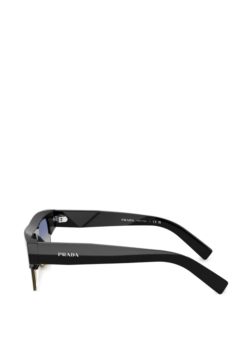 プラダ スクエア サングラス ブラック グラデーション Prada Eyewear グラデーション スクエアサングラス | ブラック
