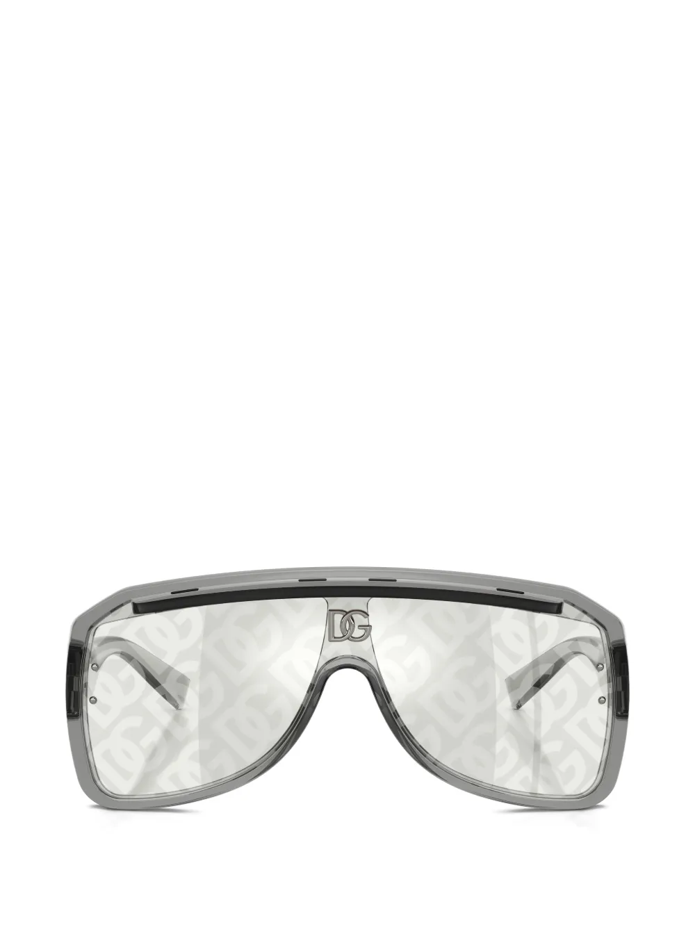 Dolce & Gabbana Eyewear DG logo-plaque sunglasses - Grigio