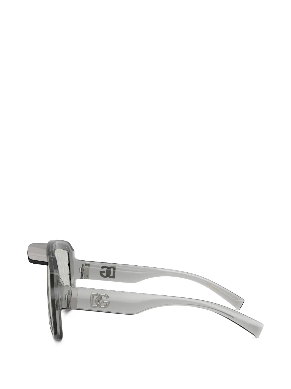 Dolce & Gabbana Eyewear DGロゴプレート サングラス | グレー